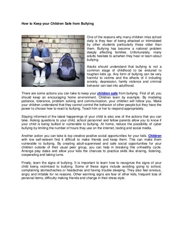 The Girl Who Was Once Afraid of Bullies: Understanding Children Series 1
